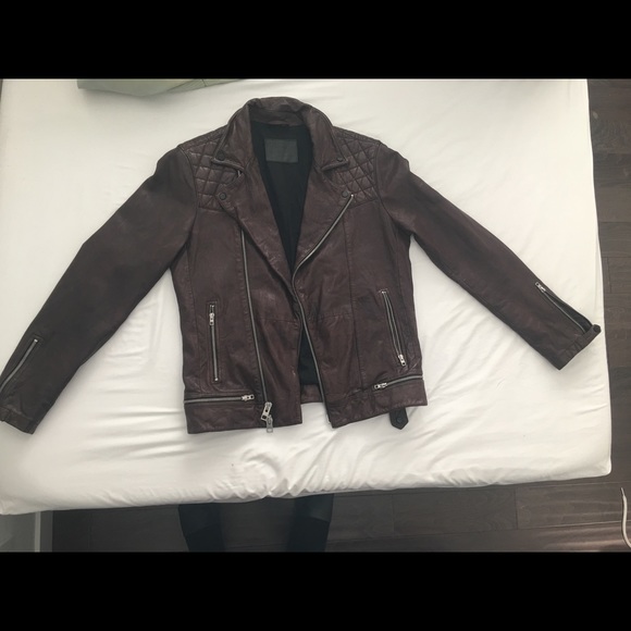 All Saints Other - All Saints Leather Jacket (OxBlood)